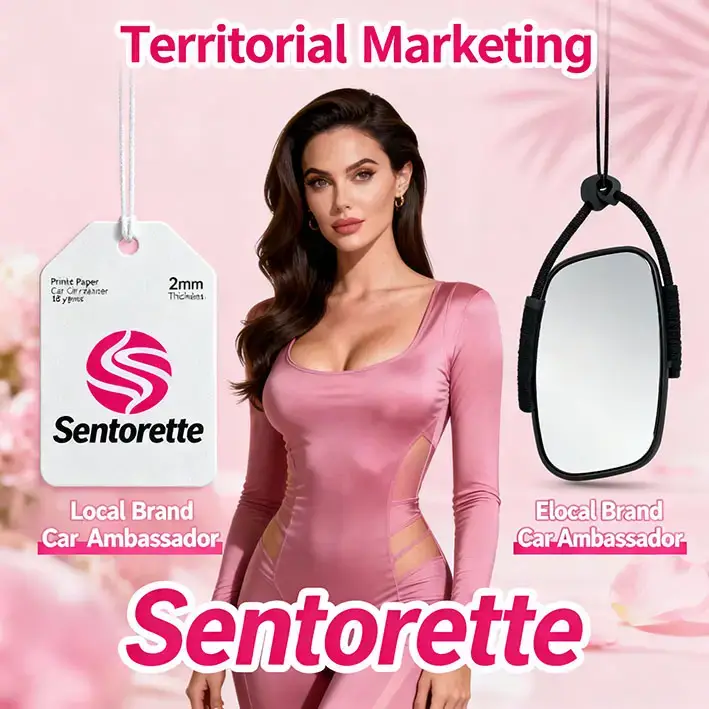 Ambientador de carro personalizado como veículo de marketing territorial – aumento da visibilidade da marca local através de clientes embaixadores﻿﻿